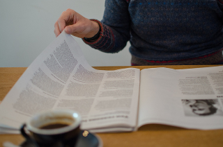 Illustration for article titled An Algorithmic Newspaper Published For Just One Coffeeshop in London